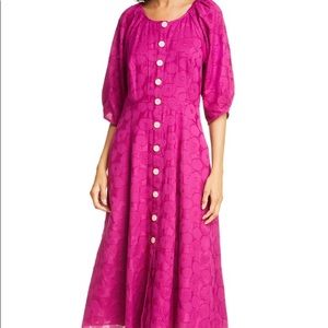Kate Spade Jacquard Midi Dress